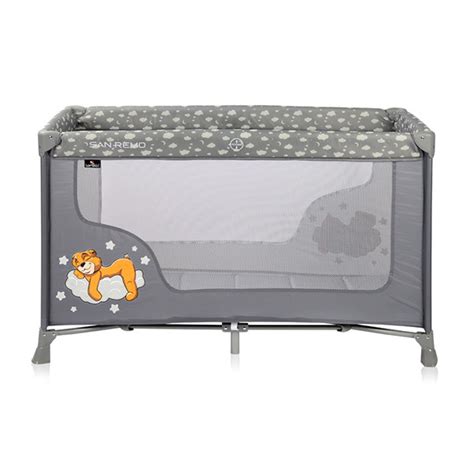 Prenosivi krevetac Grey Clouds Lorelli 10080502073 | Volim svoj dom