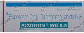 Sizodon Md 0.5 MG Tablet (10): Uses, Side Effects, Price & Dosage ...