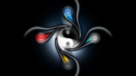 Cool Yin Yang Desktop Wallpaper - PixelsTalk