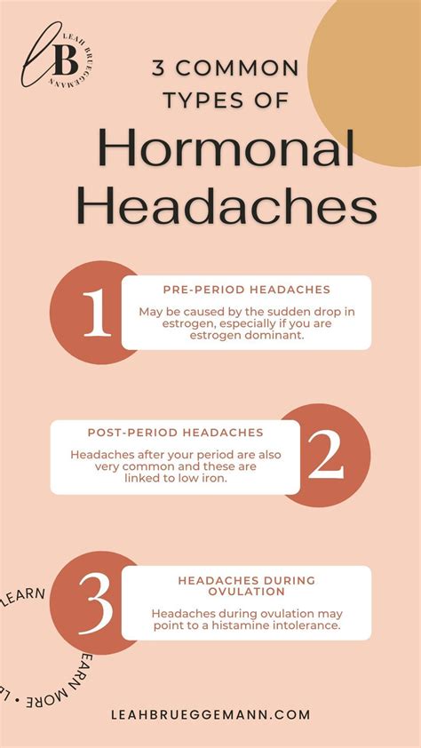 Most Common Hormonal Headaches | Hormonal headaches, Period headaches ...