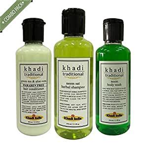 Buy Khadi Traditional Combo Pack of 3 (Green Tea & Aloe-Vera Hair ...