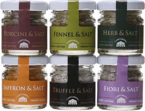 Amazon.com : Gourmet Salt Gift Set - 10 Delicious, Natural Finishing ...