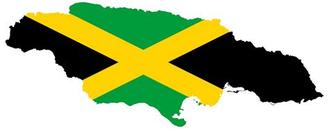 Jamaican Map Outline