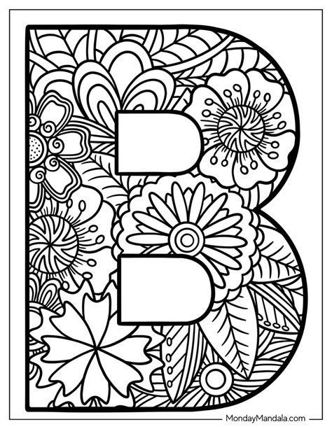 20 Letter B Coloring Pages (Free PDF Printables)