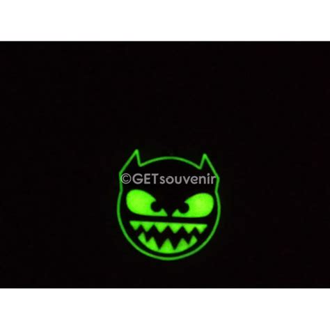 Jual Gantungan kunci karet custom tulisan atau logo glow 1 sisi ...