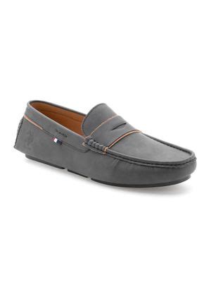 Buy U.S. POLO ASSN. Mens Mirano 5.0 Black Loafers (UK 10) Online