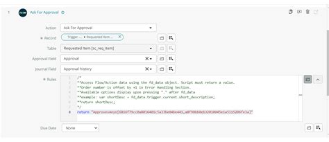Image result for ServiceNow Approval Request