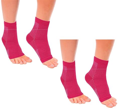 Buy Pair of Plantar Fasciitis Compression Foot/Ankle Sleeves/Socks for ...