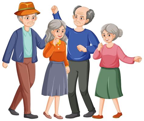 Elderly people cartoon Images - Free Download on Freepik