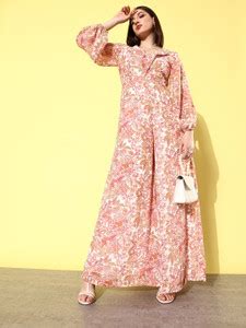 QUIERO Floral Print Women Jumpsuit - Buy QUIERO Floral Print Women ...