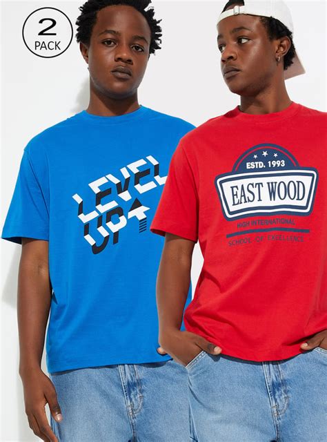 Buy URB_N Men Graphic Print T-shirt - Pack of 2 Online at just Rs. 499. ...