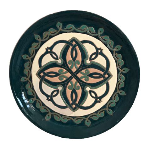 Decorative ceramic plate - Manetiles