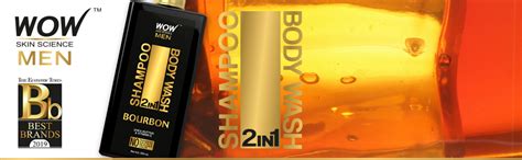 Buy WOW Skin Science Bourbon 2-In-1 Shampoo + Body Wash - No Parabens ...