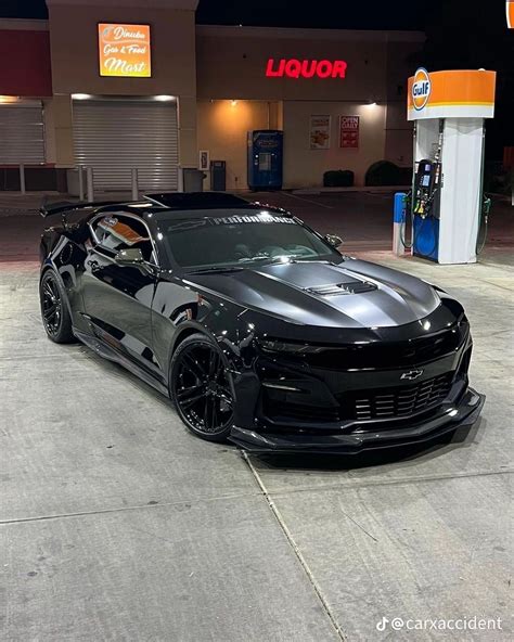 Black Chevrolet Camaro