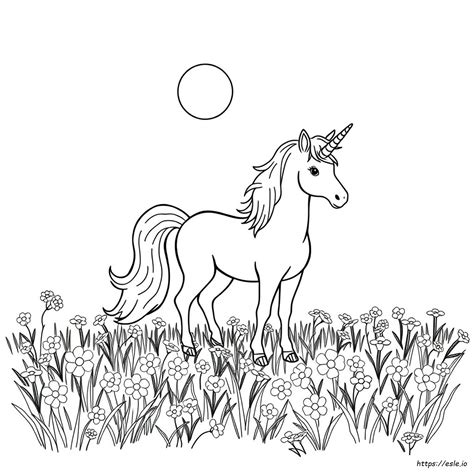 Unicorn Coloring Pages To Print Out