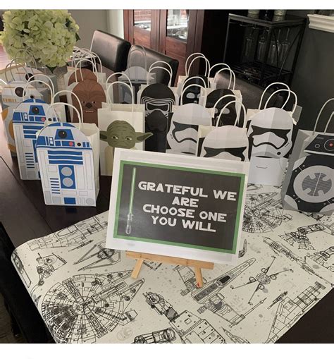 Star Wars Themed Party Favors
