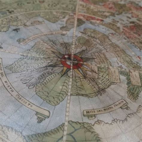 Ancient Flat Earth Map Poster Urbano Monte 1587 Antique - Etsy UK