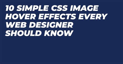 Image result for CSS Image Hover Effects