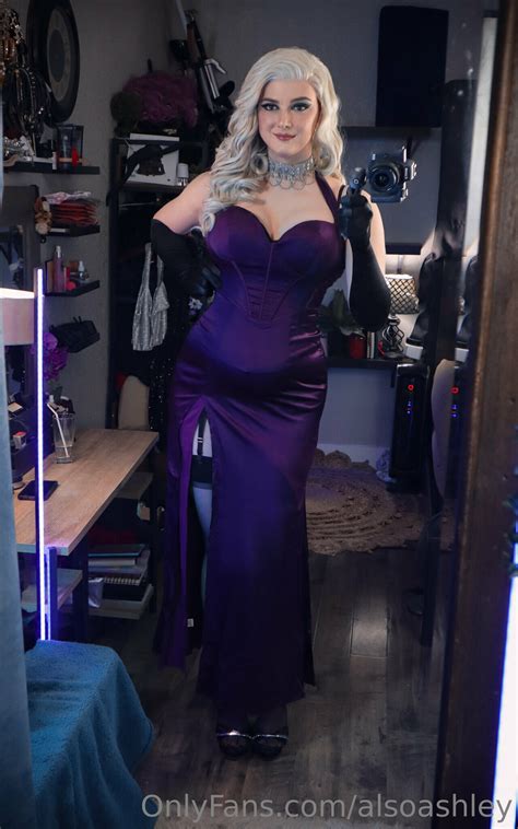 "Purple Dress? 😂 There is a very pinup style purple dress tha.." by alsoashley from OnlyFans ...