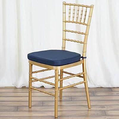 Buy Efavormart Navy Blue Chiavari Chair Cushion Chair Pad with ...