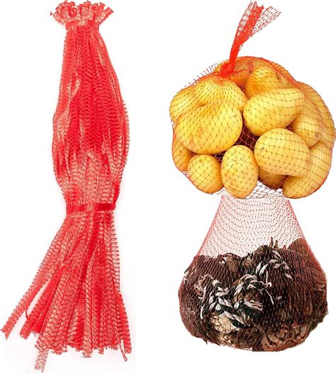 Amazon.com: Sukh 90PCS Mesh Produce Bags - 24Inch Mesh Vegetable Bags ...