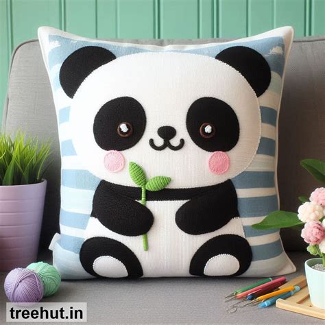 Panda Cushion Design Ideas, Animal Cushion Ideas