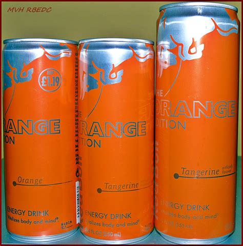 Red Bull Orange Edition - Orange and Tangerine Flavors