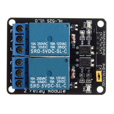 REES52 2 Channel Relay Module | Relay 2 Channel 5V for Arduino | 5V 2 ...
