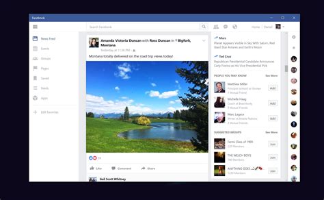 Image result for Add Facebook to Computer