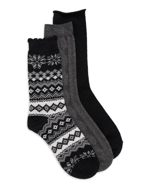 MUK LUKS Women's Boot Socks, 3 Pairs - Walmart.com