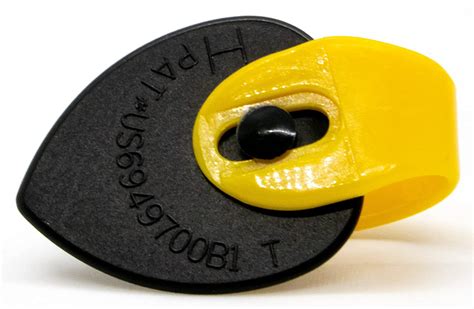 Fred Kelly Picks D5T-H-3 Delrin Bumblebee Teardrop Heavy Guitar Pick ...