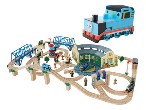 Amazon.com: Thomas & Friends Fisher-Price Wooden Railway, Tidmouth ...