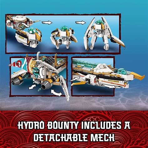 Buy LEGO Ninjago Hydro Bounty 71756 Building Toy Set for Kids, Boys ...