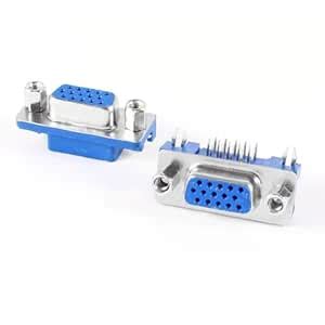 PRAV® PCB Mounting Right Angle DB 15 Pin 3 Row Female D-SUB VGA ...