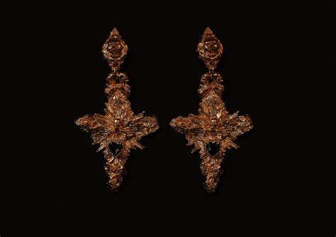 Anima Vestra earrings Hand-Sculpted Sterling Silver Gothic Luxury ...