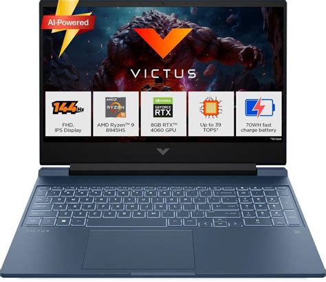 HP Victus AI 39 TOPS AMD Ryzen 9 Octa Core 8945HS - (16 GB/1 TB SSD ...