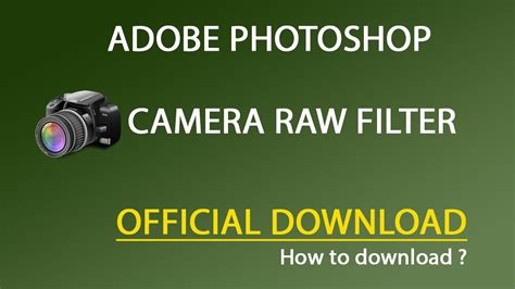 How to Use Photoshop Camera RAW 2021