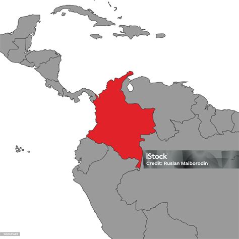 Kolombia Di Peta Dunia