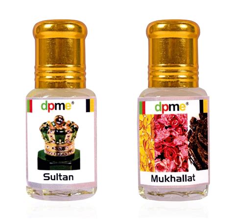 dpme SULTAN and MUKHALLAT Attar Combo, Roll On, 6 ML Each : Amazon.in ...