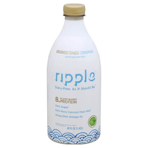 Ripple Original Unsweetened Dairy Free Pea Milk - Shop Milk at H-E-B