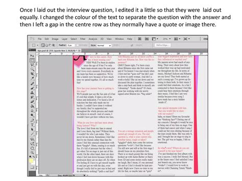 Interview Layout 的图像结果