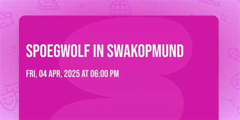Spoegwolf in Swakopmund, Tamariskia Town Hall, Swakopmund, 4 April 2025 ...