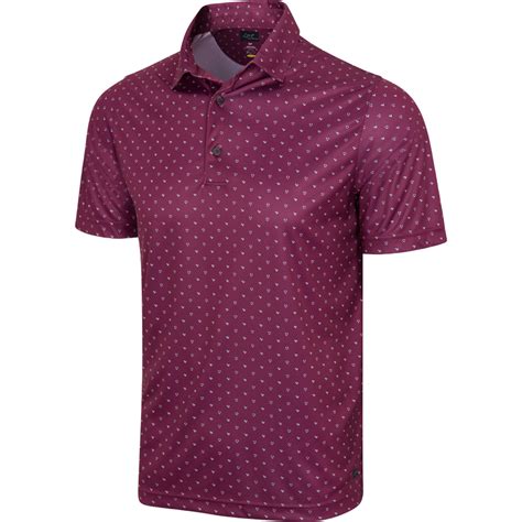 Men's570 Deco Red Flamingo Stretch Polo – golfbuyindia