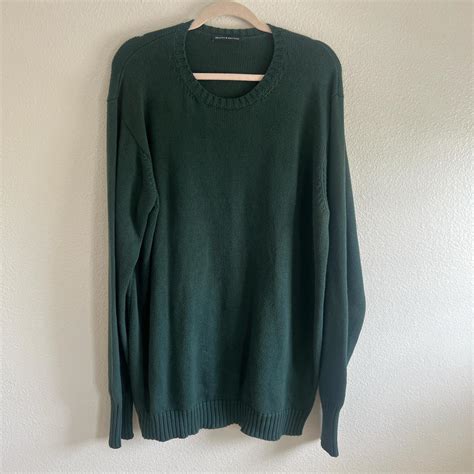 Brandy Melville Oversized Green Sweater - Depop
