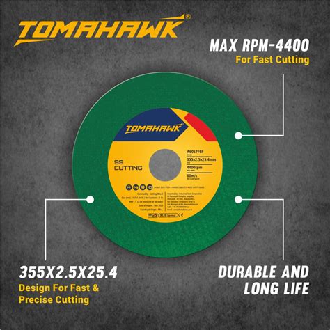 Premium 14" Metal Cutting Wheels | TOMAHAWK® - Precision & Durability