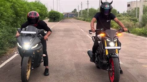 Yamaha MT15 V3 vs R15 V4 Drag Race – Guess Who Wins » Car Blog India