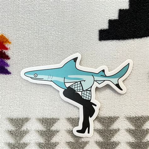 Shark with Legs sticker – Saint Fax