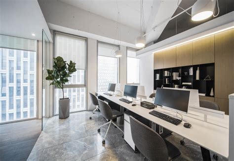 700平方办公室装修设计效果图_岚禾设计
