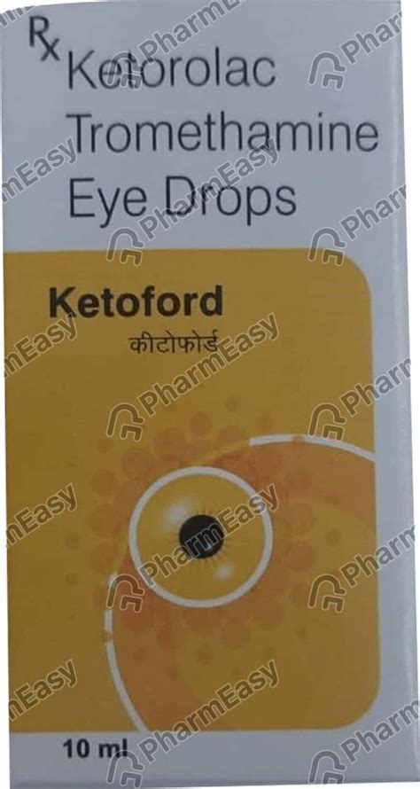 Ketoford 0.5 % Eye Drop (10): Uses, Side Effects, Price & Dosage ...