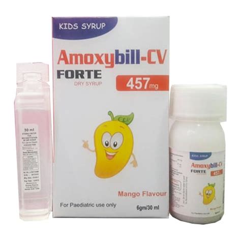 AMOXY BILL CV FORTE SYRUP Bill Cure Pharma Pvt. Ltd.